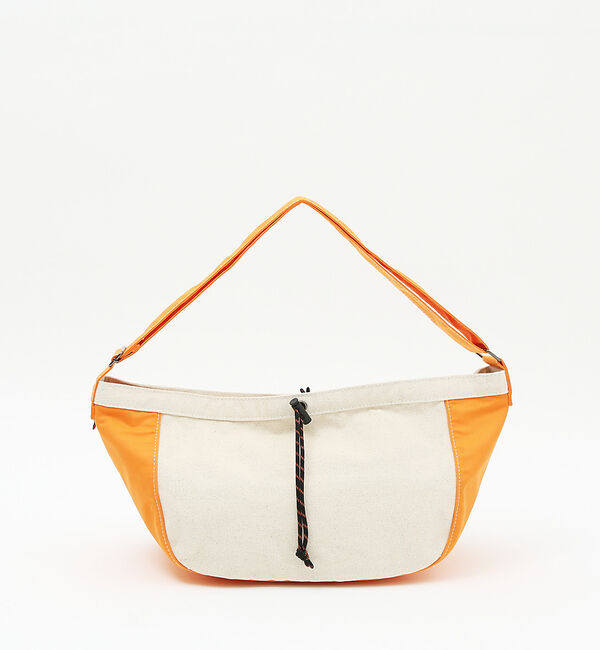 ABAHOUSE「ニュースペーパーバッグ」|ショルダー・メッセンジャー|オレンジ