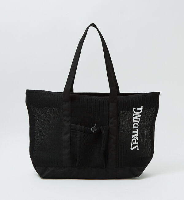 ABAHOUSE「【SPALDING/スポルディング】AIRMESH BASIC TOTE BAG」|トートバッグ|ブラック