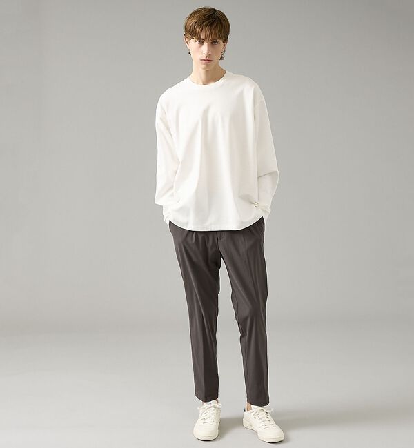 ABAHOUSE「コットンポンチ モダンフィット ロンT / オーバーサイズ【予約】」|Tシャツ・カットソー|