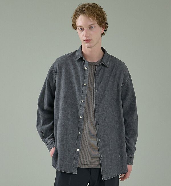 ABAHOUSE「コットンポンチ モダンフィット ボーダーロンT / オーバーサイズ【予約】」|Tシャツ・カットソー|