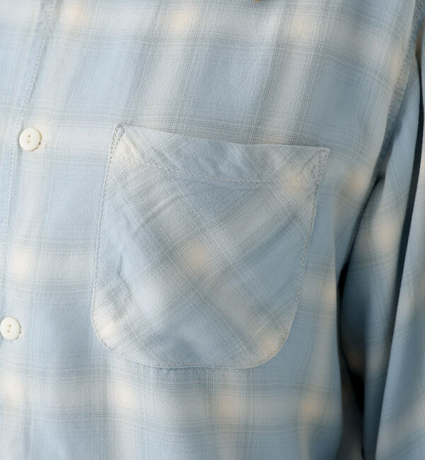 Rouge vif「【REMI RELIEF / レミレリーフ】レーヨンツイルチェックレギュラー シ」|シャツ・ブラウス|