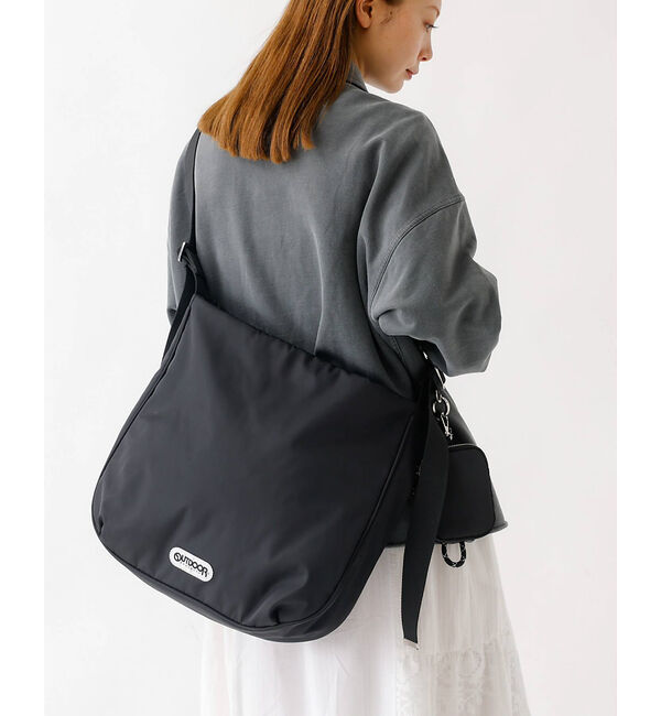 Rouge vif「【OUTDOOR PRODUCTS / アウトドアプロダクツ】Oneshould」|ショルダー・メッセンジャー|ブラック