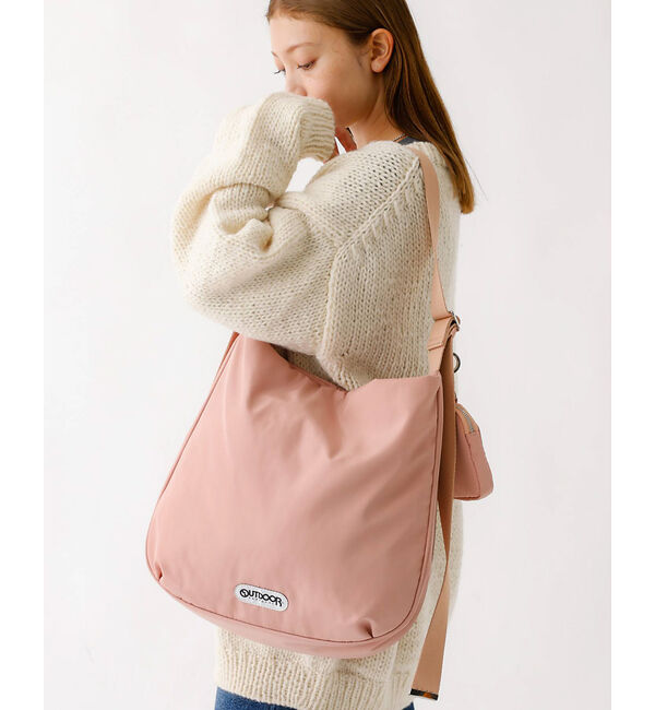 Rouge vif「【OUTDOOR PRODUCTS / アウトドアプロダクツ】Oneshould」|ショルダー・メッセンジャー|ピンク