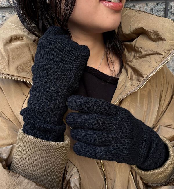 Rouge vif「【WILLIAM BRUNTON/ウィリアム ブラントン】ロングリブ カーフグロ」|手袋|