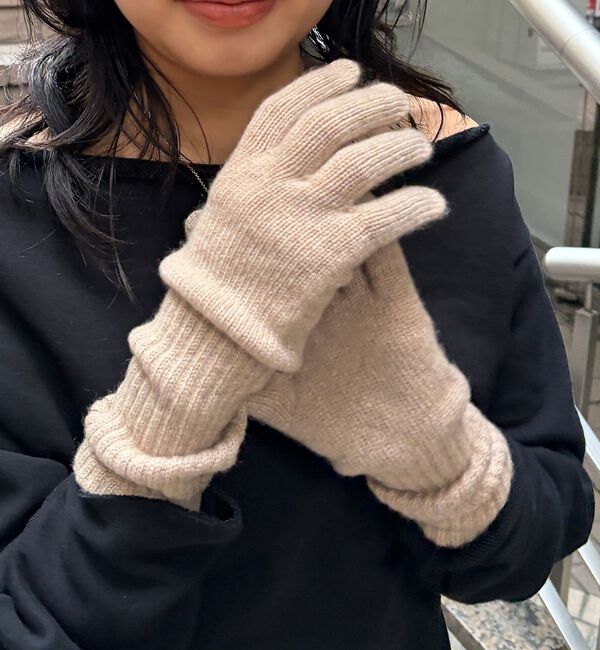 Rouge vif「【WILLIAM BRUNTON/ウィリアム ブラントン】ロングリブ カーフグロ」|手袋|