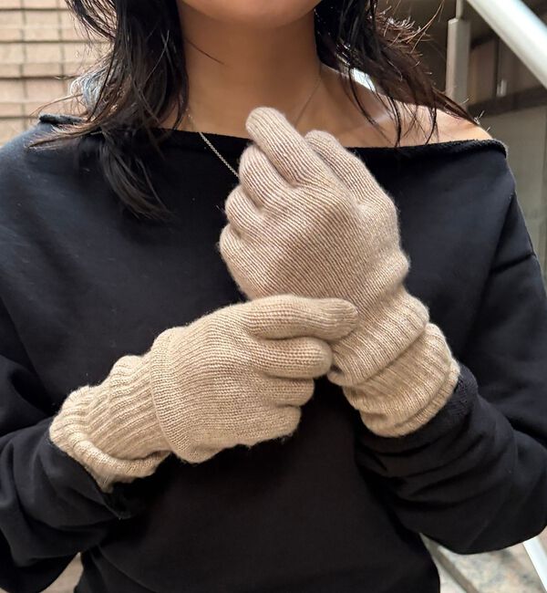 Rouge vif「【WILLIAM BRUNTON/ウィリアム ブラントン】ロングリブ カーフグロ」|手袋|