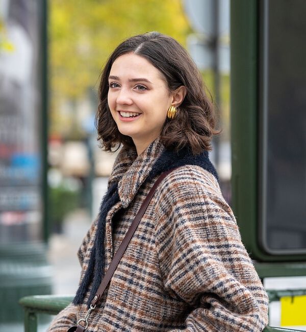 Rouge vif「【Caline Paris/カリーヌパリ】ゴールドイヤリング/両耳」|ピアス|