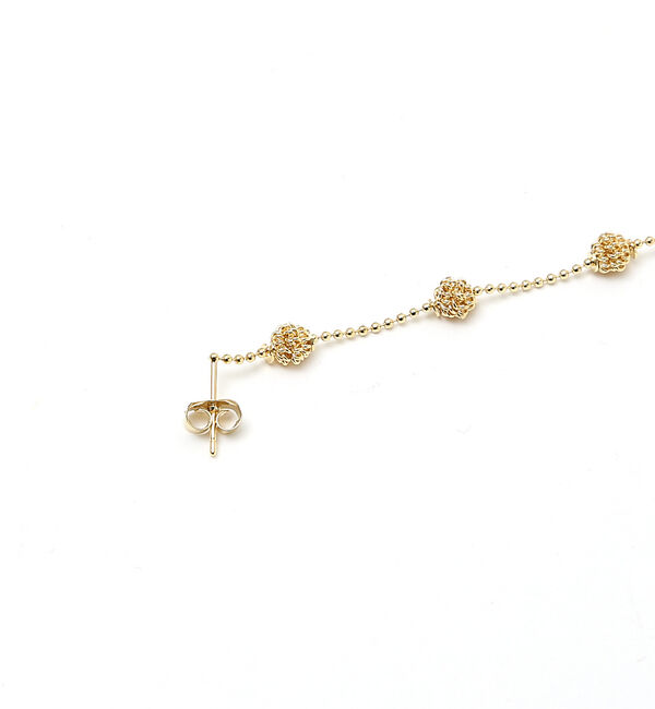 qualite「スクリューボールロングピアス」|ピアス|