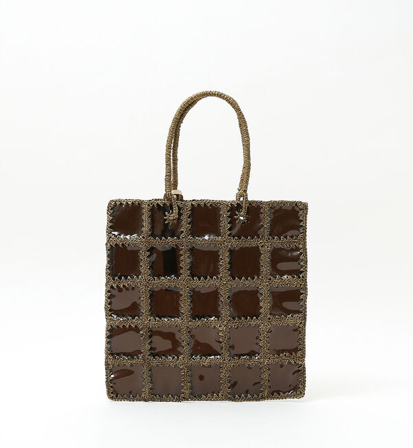 AU BANNISTER「●JAMIRAY コードパッチ クリアトートバッグ」|トートバッグ|