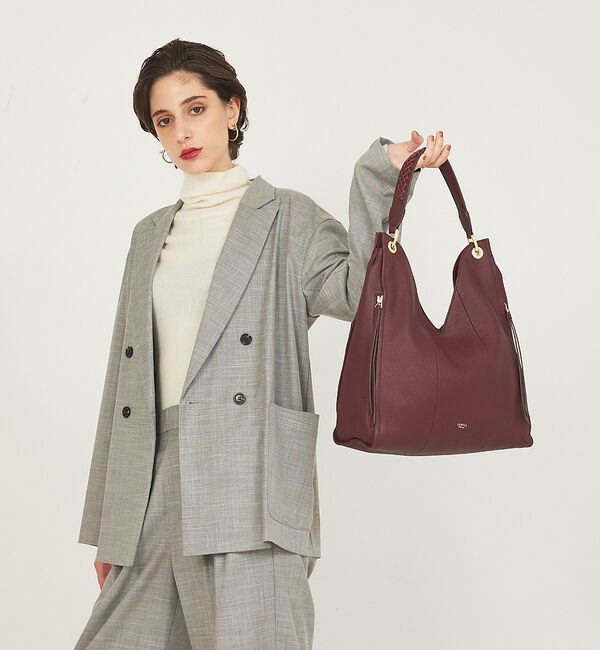 LOWELL things「Valley/かがりレザーワンショルダー」|ショルダー・メッセンジャー|