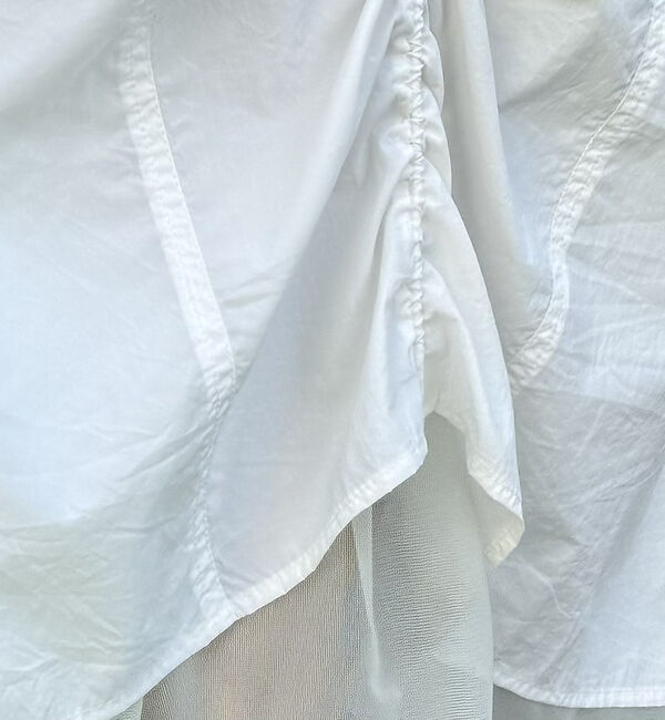 NOMINE「【セットアップ着用可】マルチWAY ドロスト ワッシャー チュール スカート」|スカート|