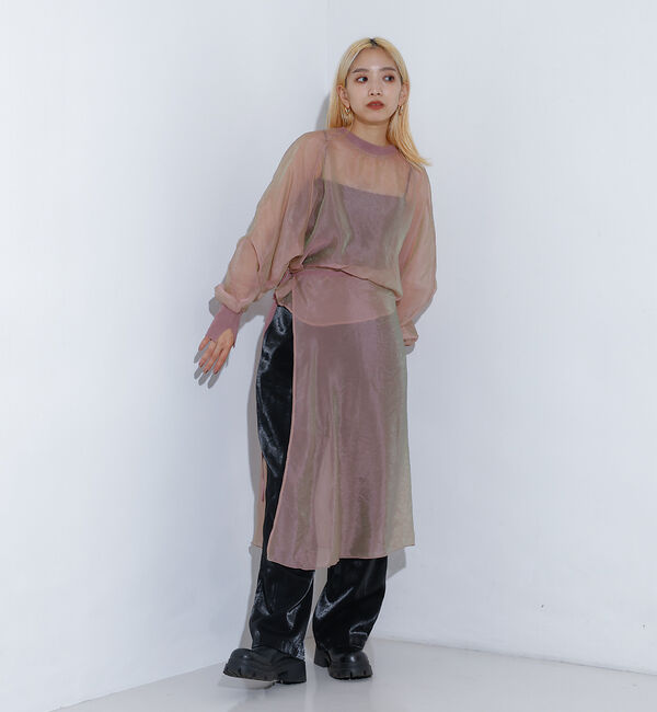 NOMINE「シアー ラップ  スカート」|スカート|