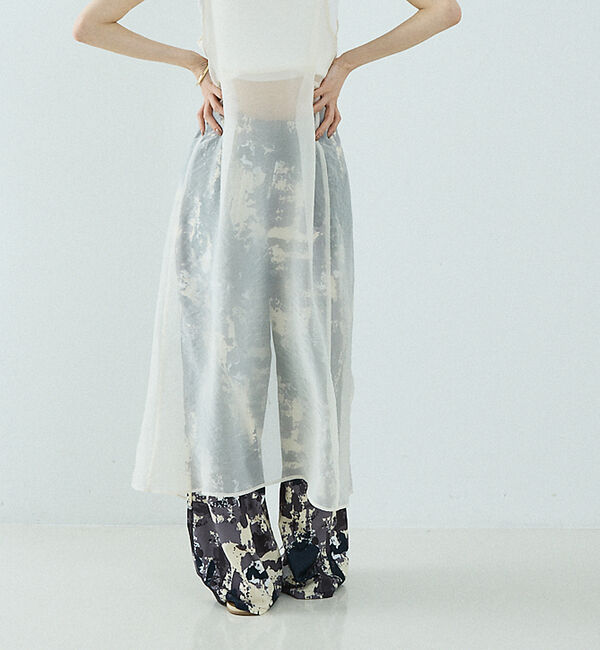 NOMINE「【セットアップ着用可】スプラッシュプリントドロスト パンツ」|その他|