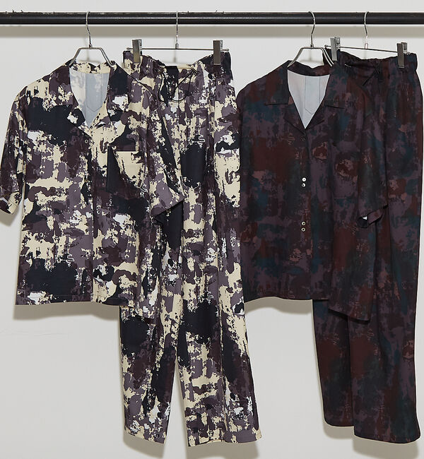 NOMINE「【セットアップ着用可】スプラッシュプリントドロスト パンツ」|その他|