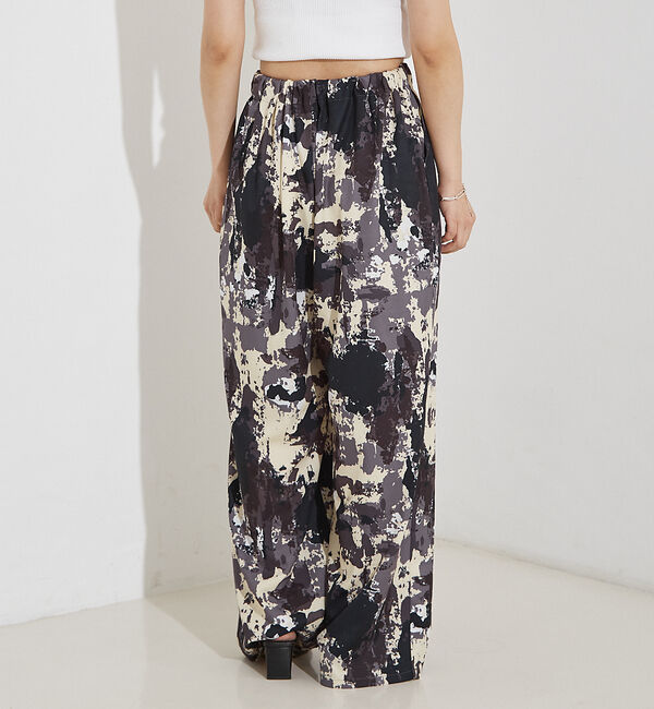 NOMINE「【セットアップ着用可】スプラッシュプリントドロスト パンツ」|その他|