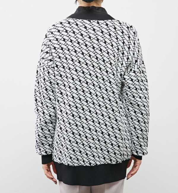  「ニットジャガードカーディガン」|カーディガン|