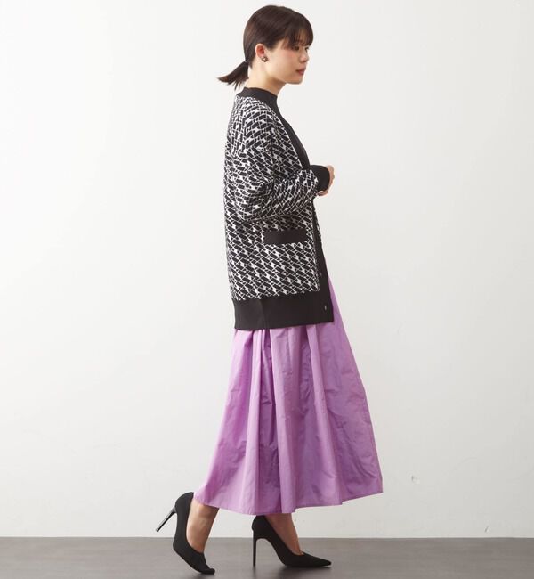  「ニットジャガードカーディガン」|カーディガン|