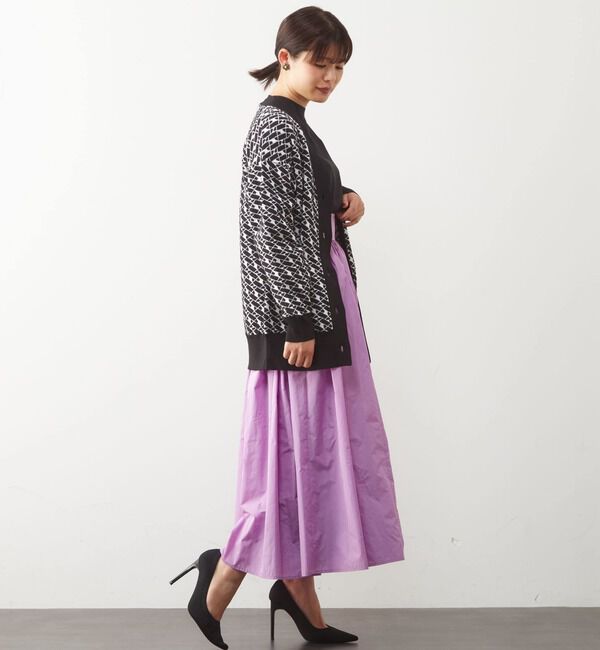  「ニットジャガードカーディガン」|カーディガン|