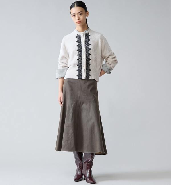 TIARA「レース前立てカーディガン」|カーディガン|