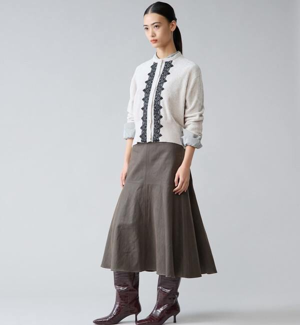 TIARA「レース前立てカーディガン」|カーディガン|