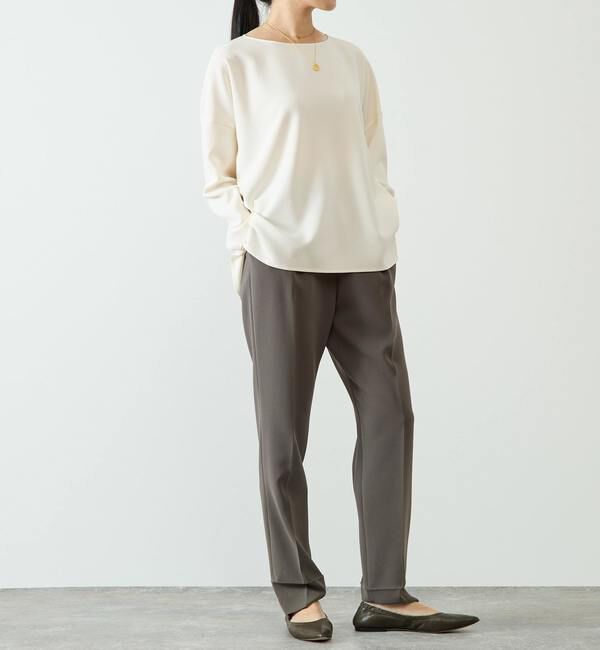 Liesse「【定番】ダブルクロスワイドシルエットブラウス」|シャツ・ブラウス|