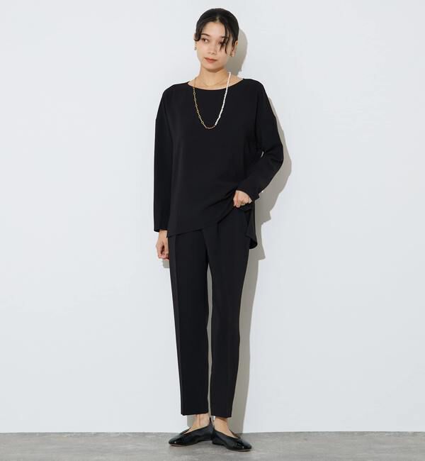 Liesse「【定番】ダブルクロスワイドシルエットブラウス」|シャツ・ブラウス|