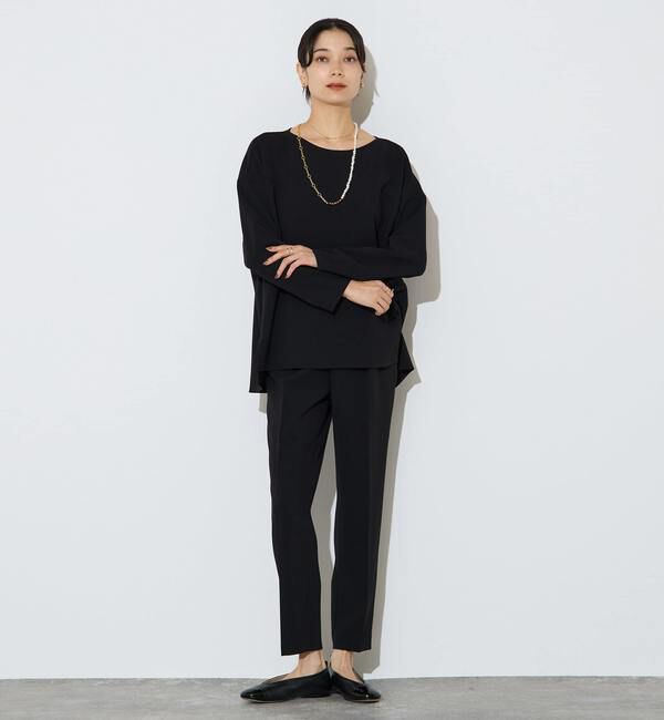 Liesse「【定番】ダブルクロスワイドシルエットブラウス」|シャツ・ブラウス|