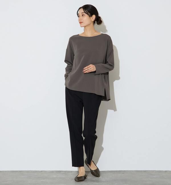 Liesse「【定番】ダブルクロスワイドシルエットブラウス」|シャツ・ブラウス|