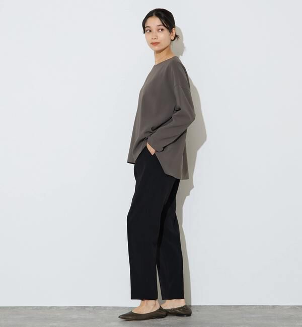 Liesse「【定番】ダブルクロスワイドシルエットブラウス」|シャツ・ブラウス|