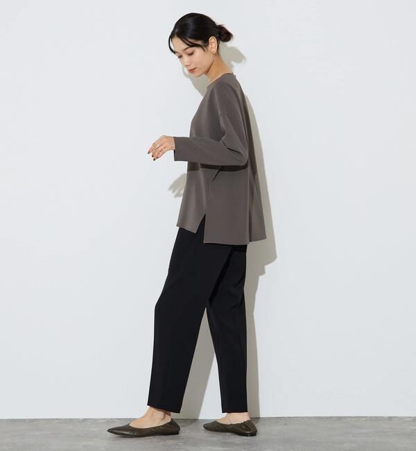 Liesse「【定番】ダブルクロスワイドシルエットブラウス」|シャツ・ブラウス|