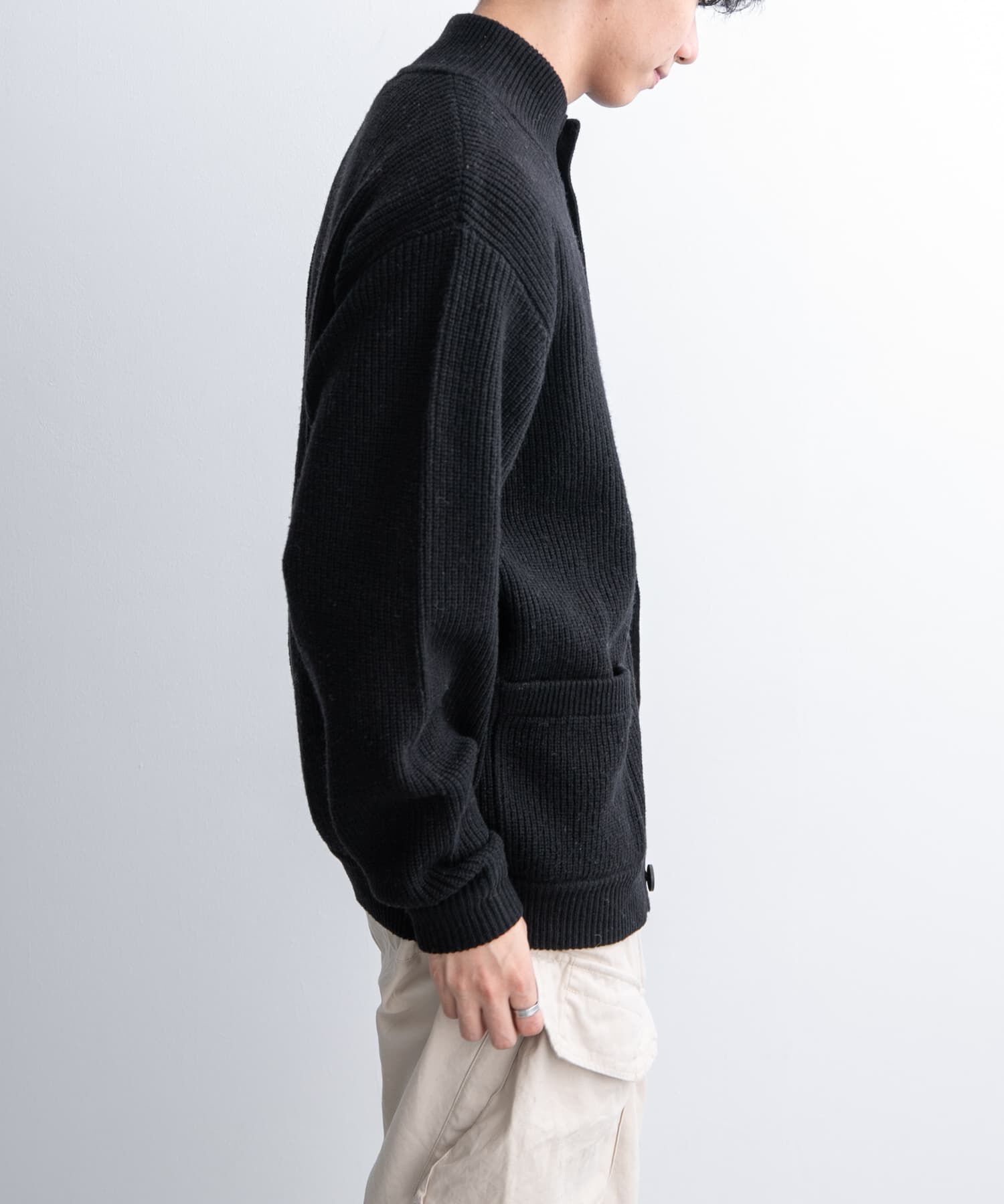 URBAN RESEARCH DOORS「FORK&SPOON　ウォッシャブルローゲージニットカーディガン」|カーディガン|