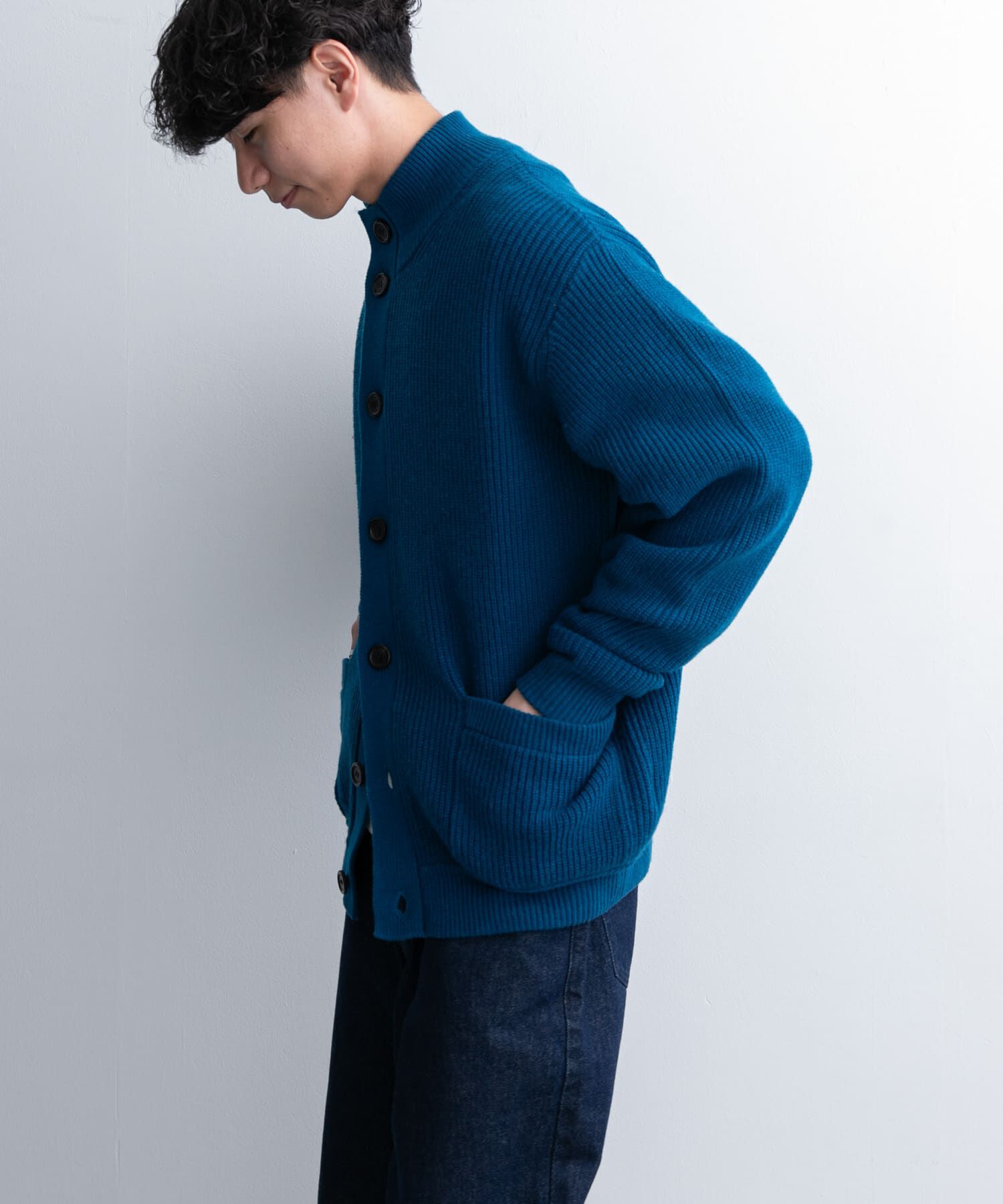 URBAN RESEARCH DOORS「FORK&SPOON　ウォッシャブルローゲージニットカーディガン」|カーディガン|