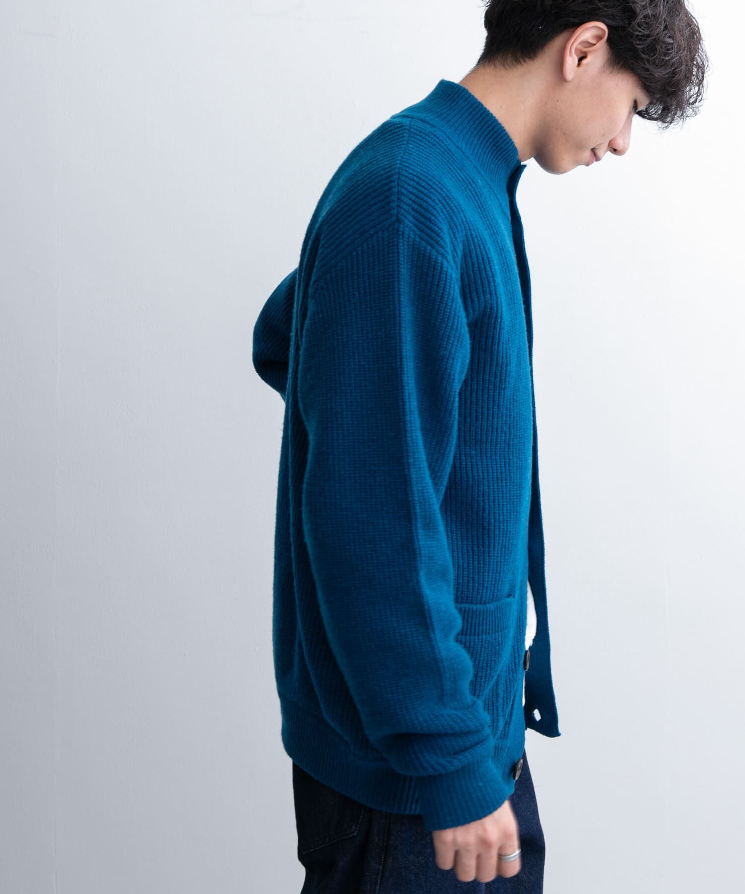 URBAN RESEARCH DOORS「FORK&SPOON　ウォッシャブルローゲージニットカーディガン」|カーディガン|