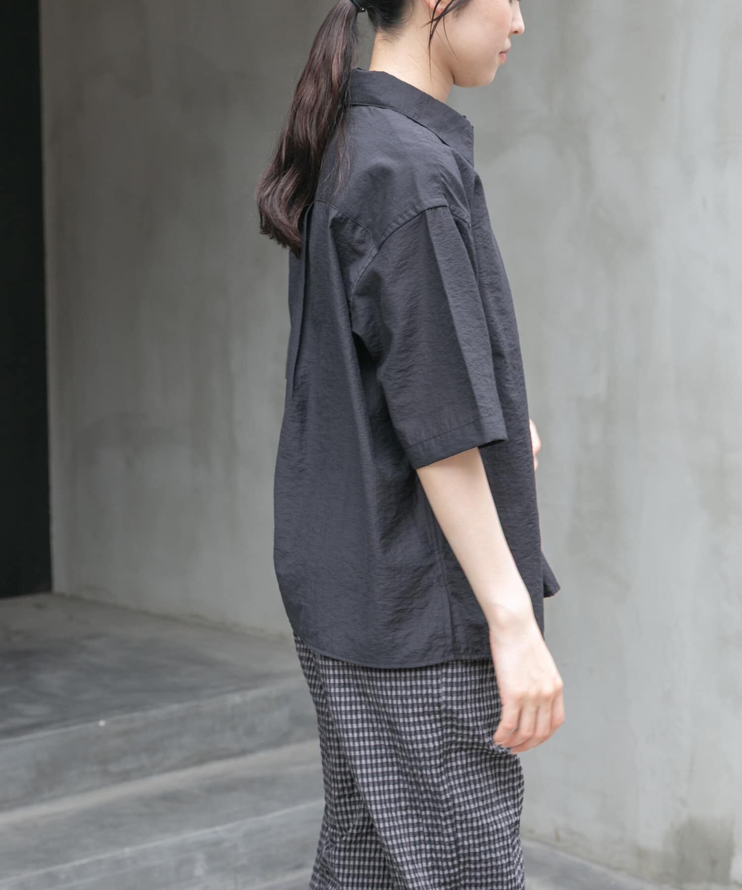 URBAN RESEARCH DOORS「FORK&SPOON　Nylon Woolプルオーバーシャツ」|シャツ・ブラウス|