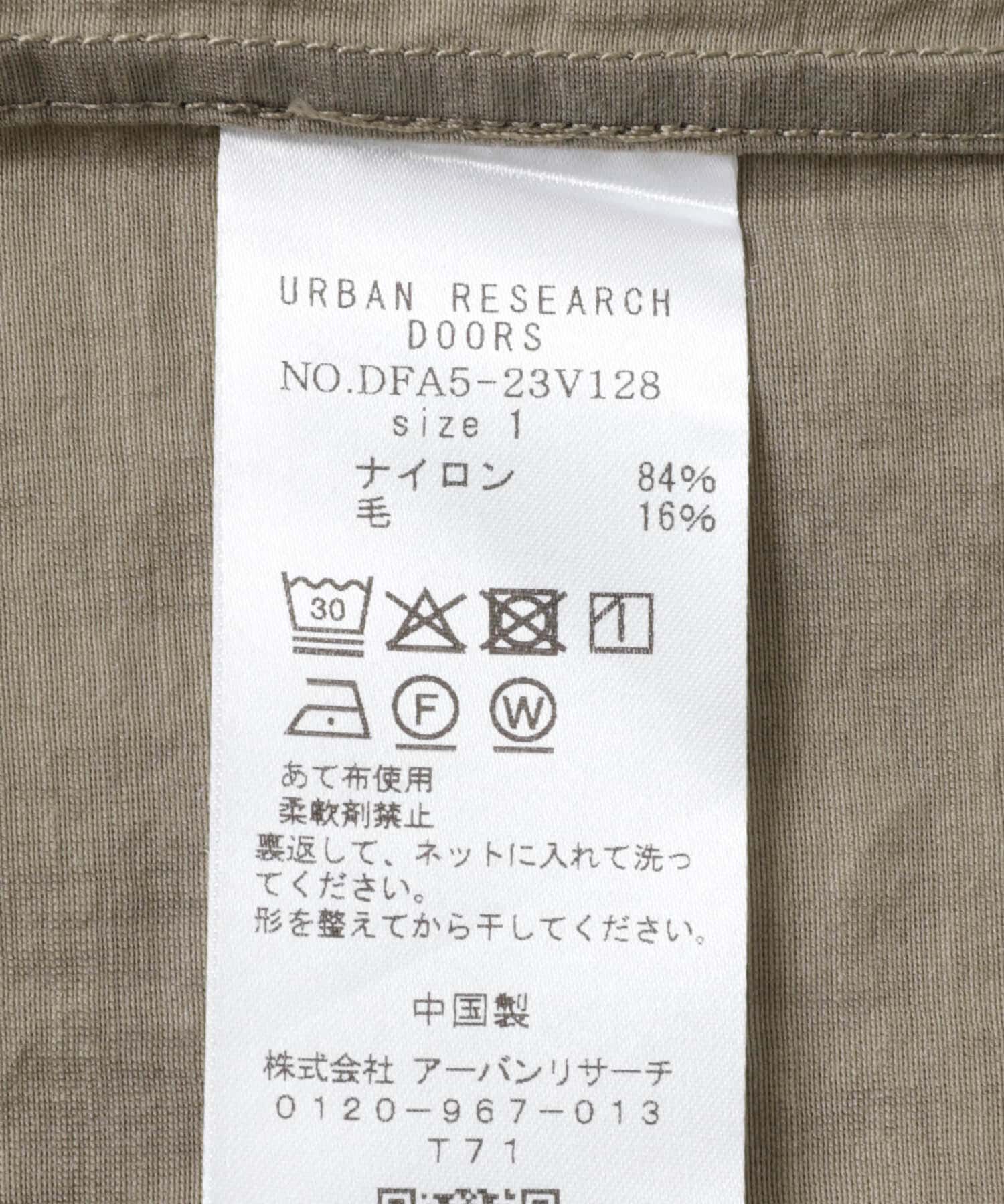 URBAN RESEARCH DOORS「FORK&SPOON　Nylon Woolプルオーバーシャツ」|シャツ・ブラウス|