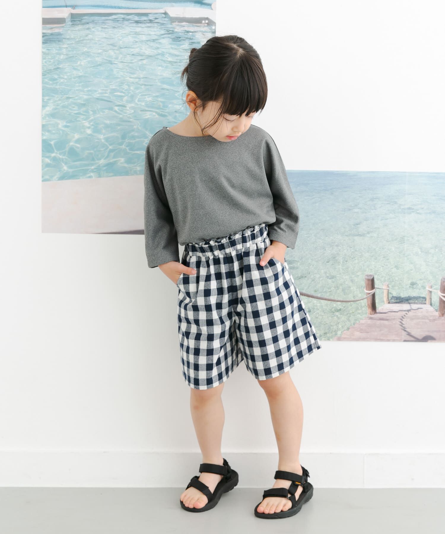URBAN RESEARCH DOORS「『親子リンク』add fabrics ドルマンTシャツ(KIDS)」|その他|