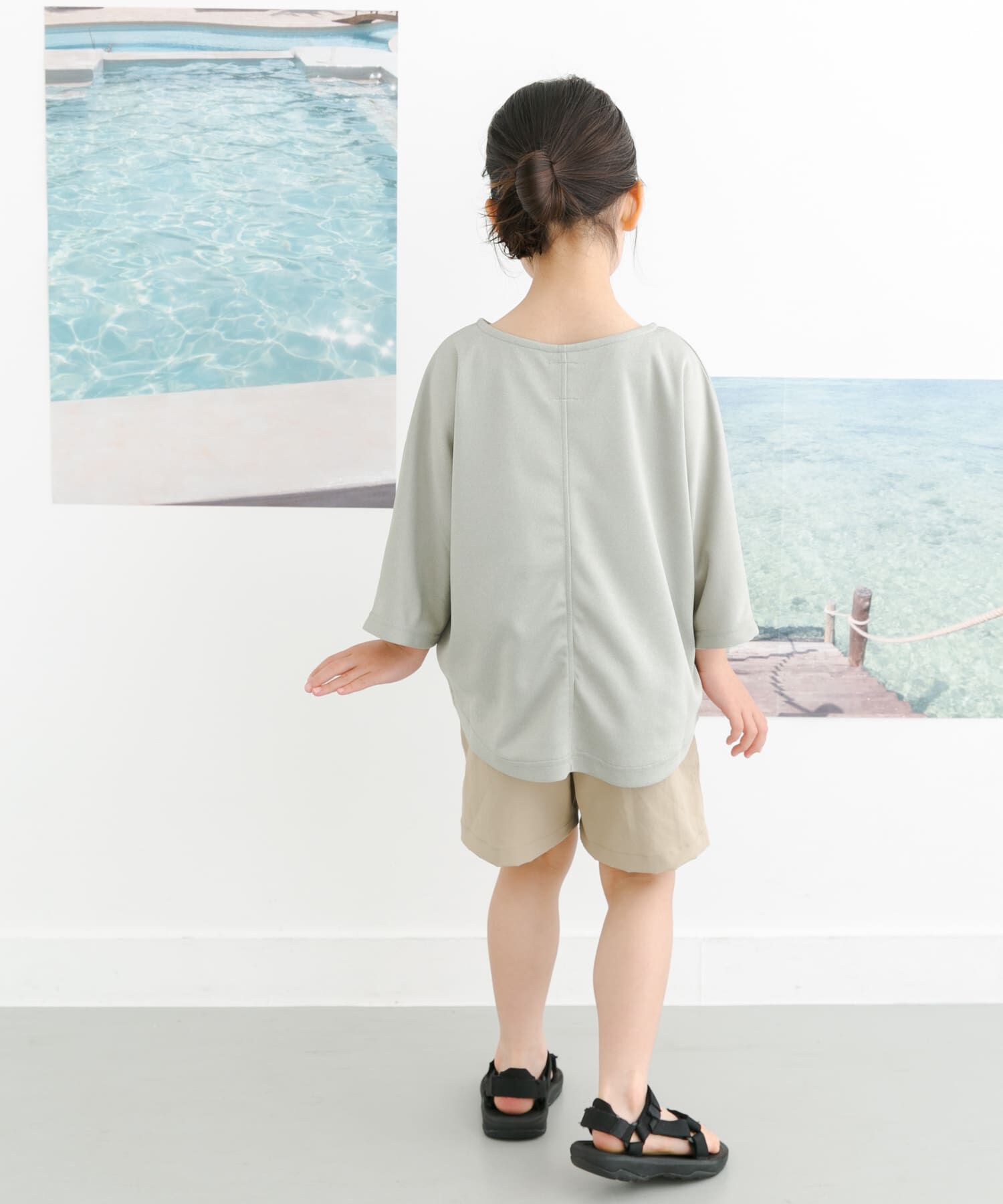 URBAN RESEARCH DOORS「『親子リンク』add fabrics ドルマンTシャツ(KIDS)」|その他|