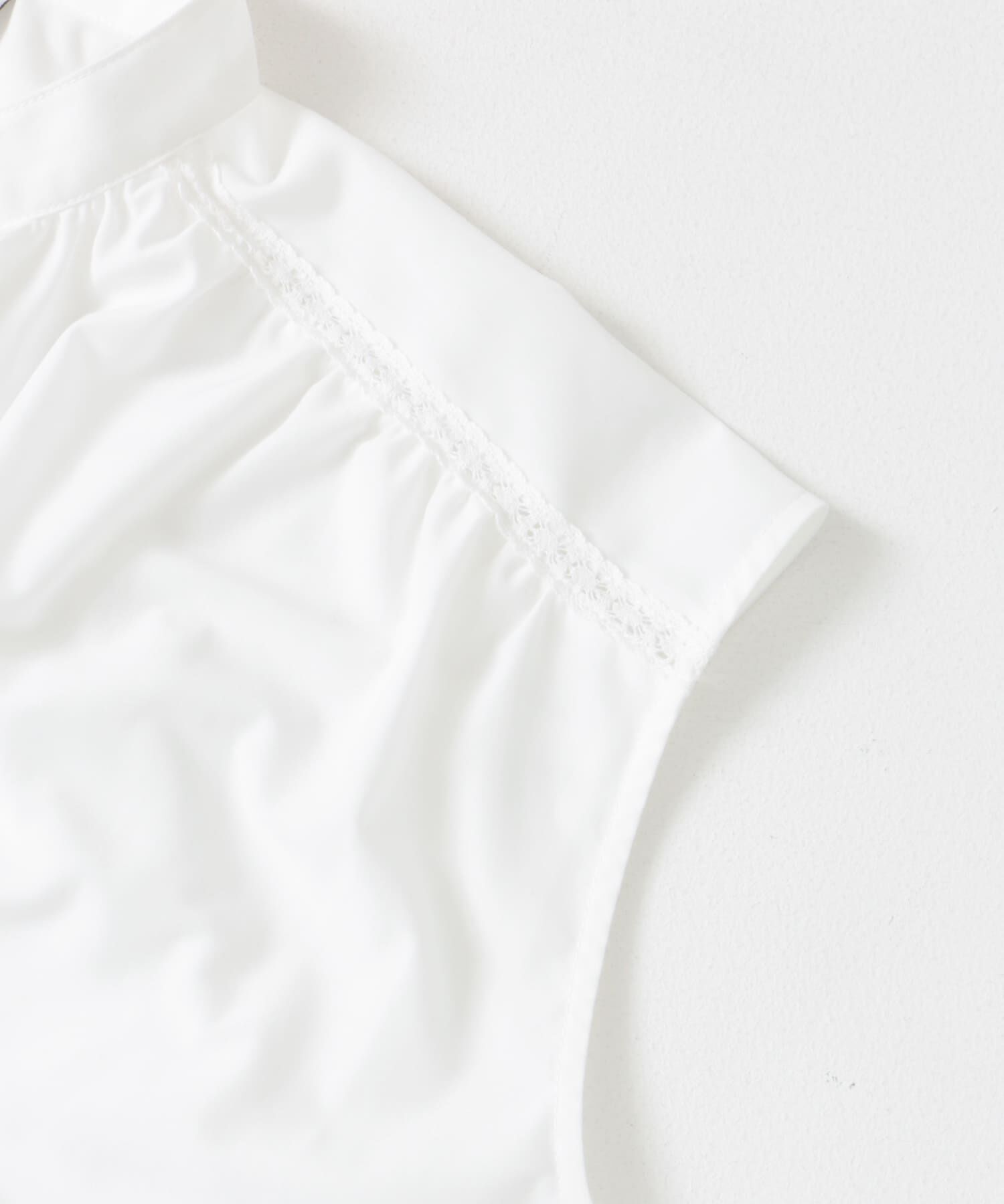 URBAN RESEARCH DOORS「レース切替フレンチブラウス」|シャツ・ブラウス|