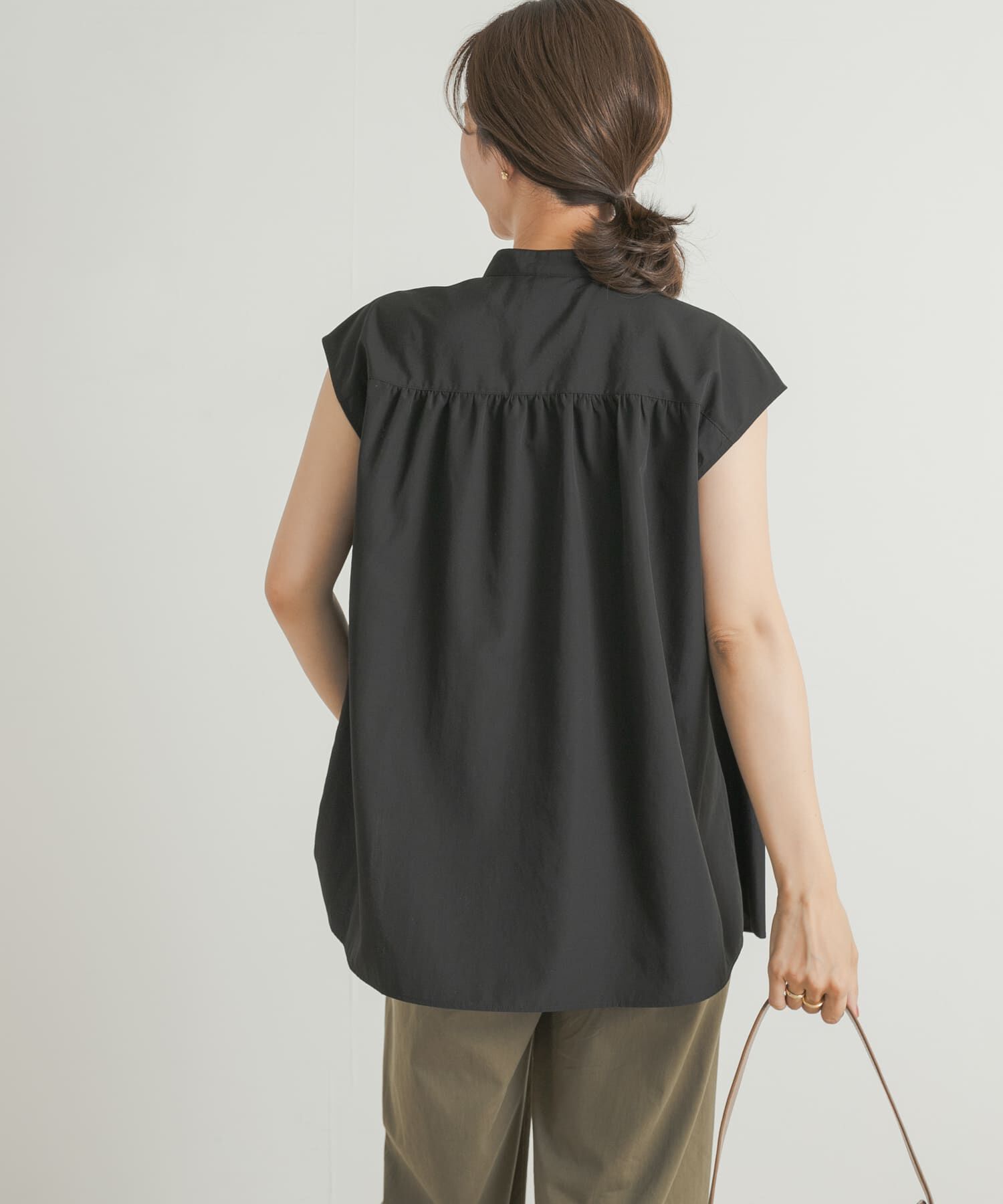 URBAN RESEARCH DOORS「レース切替フレンチブラウス」|シャツ・ブラウス|