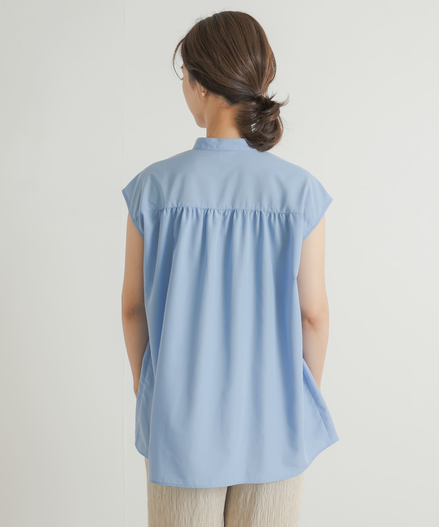 URBAN RESEARCH DOORS「レース切替フレンチブラウス」|シャツ・ブラウス|