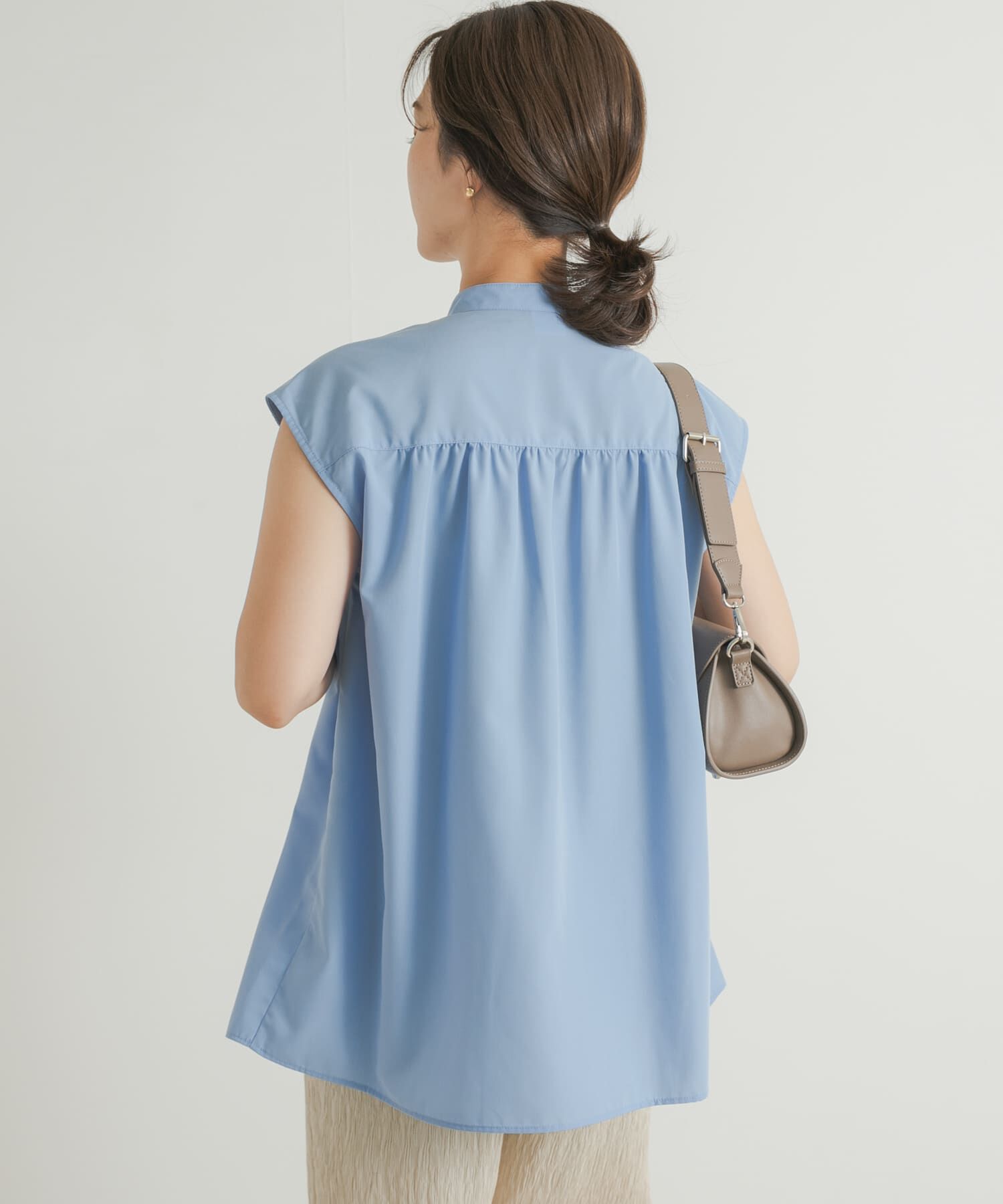 URBAN RESEARCH DOORS「レース切替フレンチブラウス」|シャツ・ブラウス|