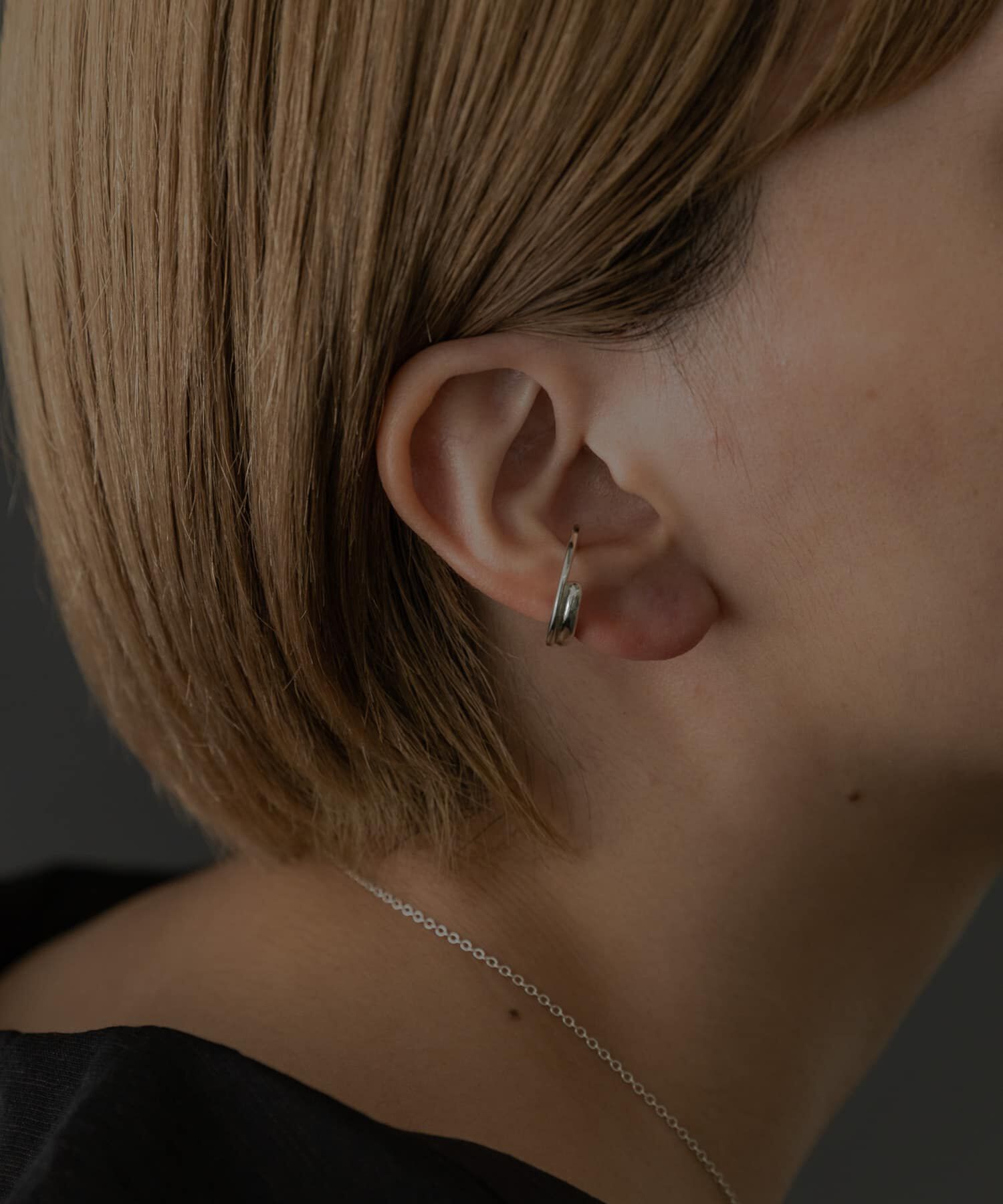 SMELLY「SMELLY so&rsquo;　overlap circle earcuff」|イヤリング|