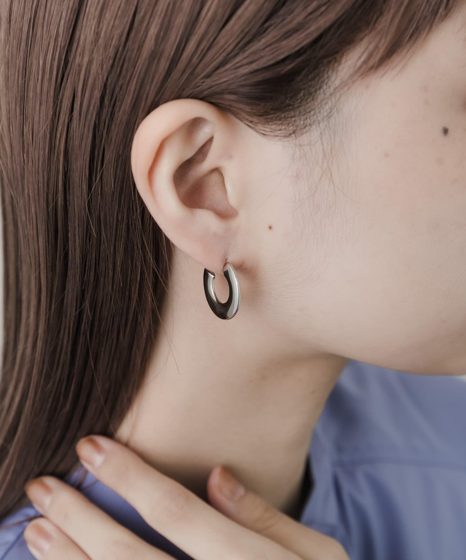 SMELLY「スィンフープピアス」|ピアス|