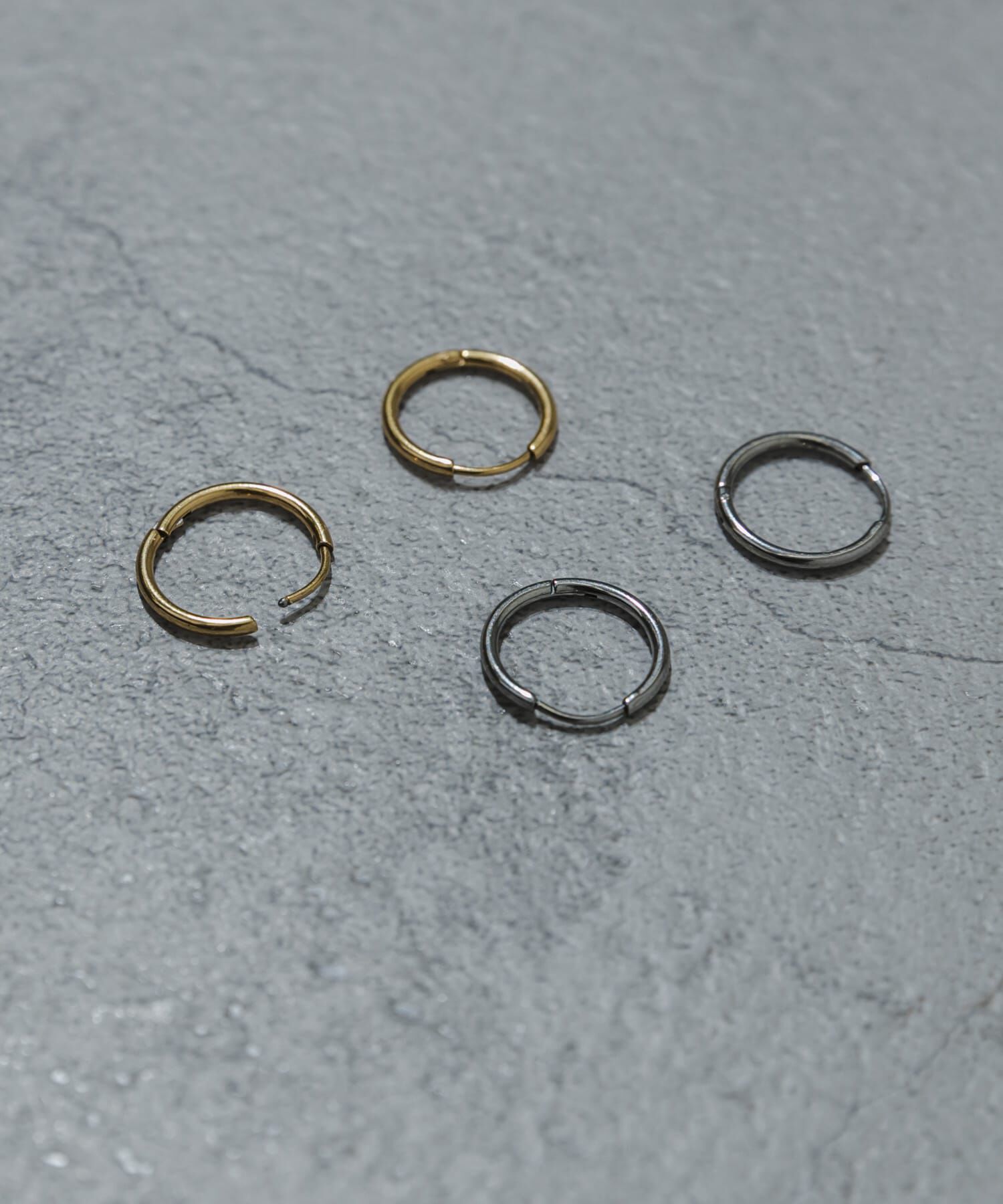 SMELLY「ステンレスミニフープピアス」|ピアス|