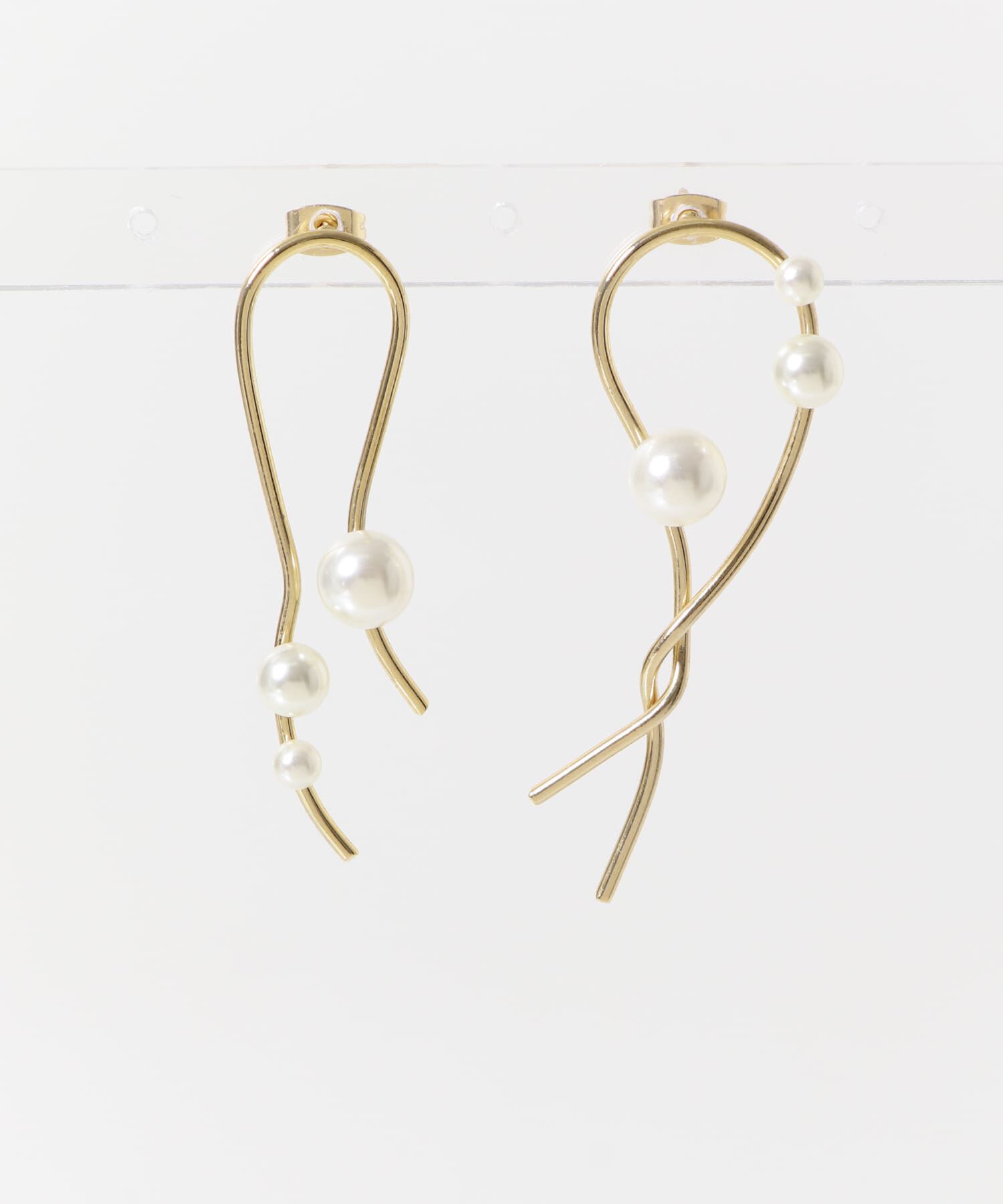 SMELLY「アシメパールピアス」|ピアス|