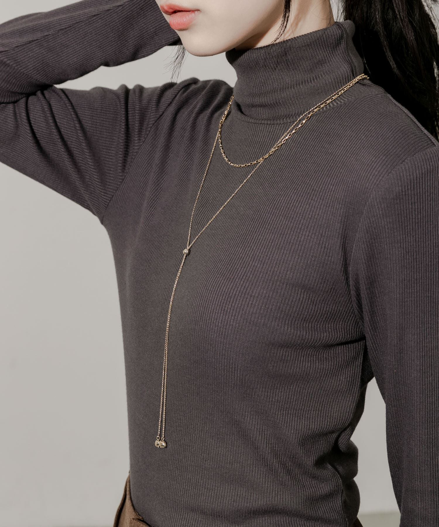 SMELLY「ボールスライドメタルチェーン2セットネックレス」|ネックレス|