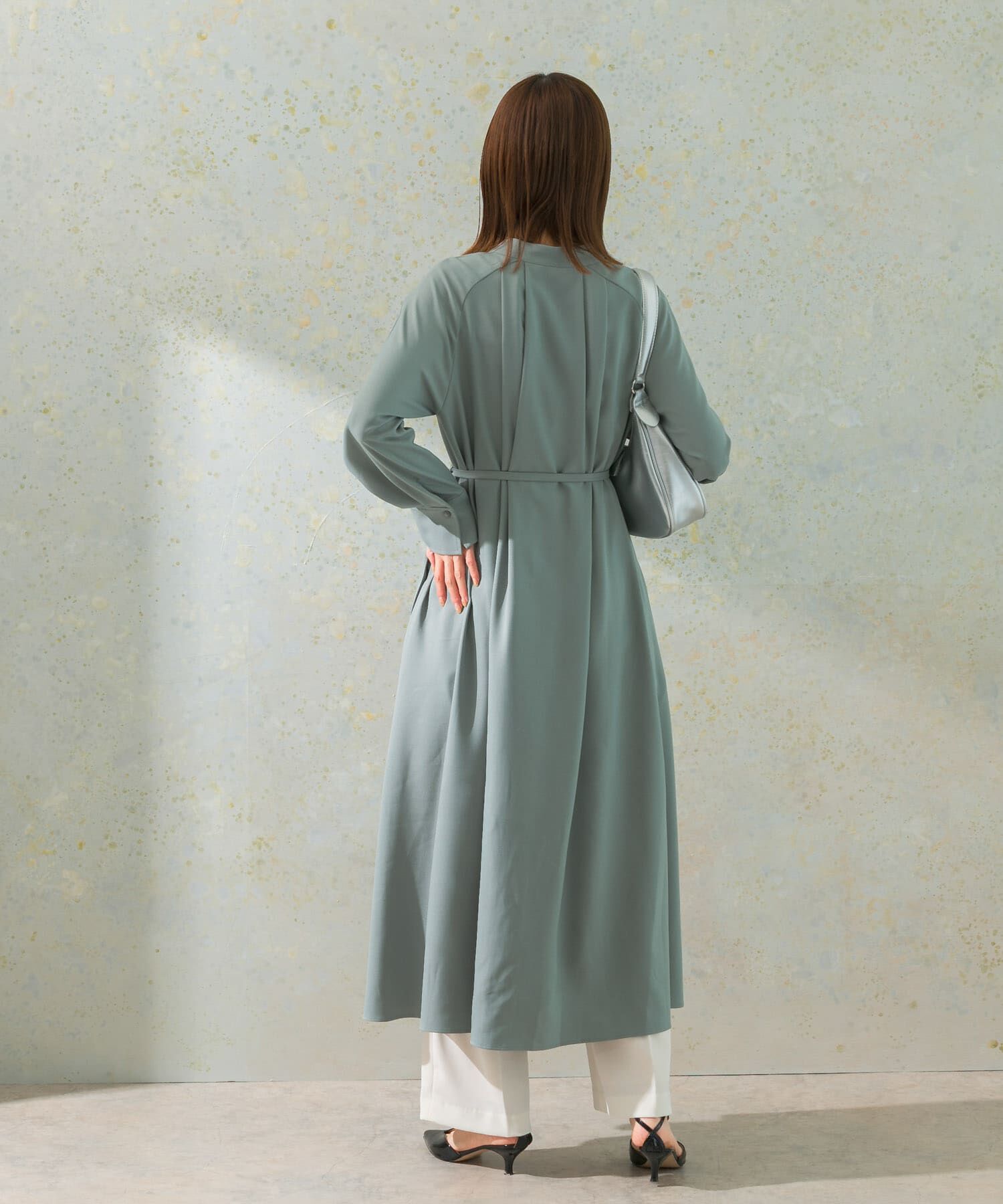 URBAN RESEARCH ROSSO「ポケットデザインVネックワンピース」|ワンピース|