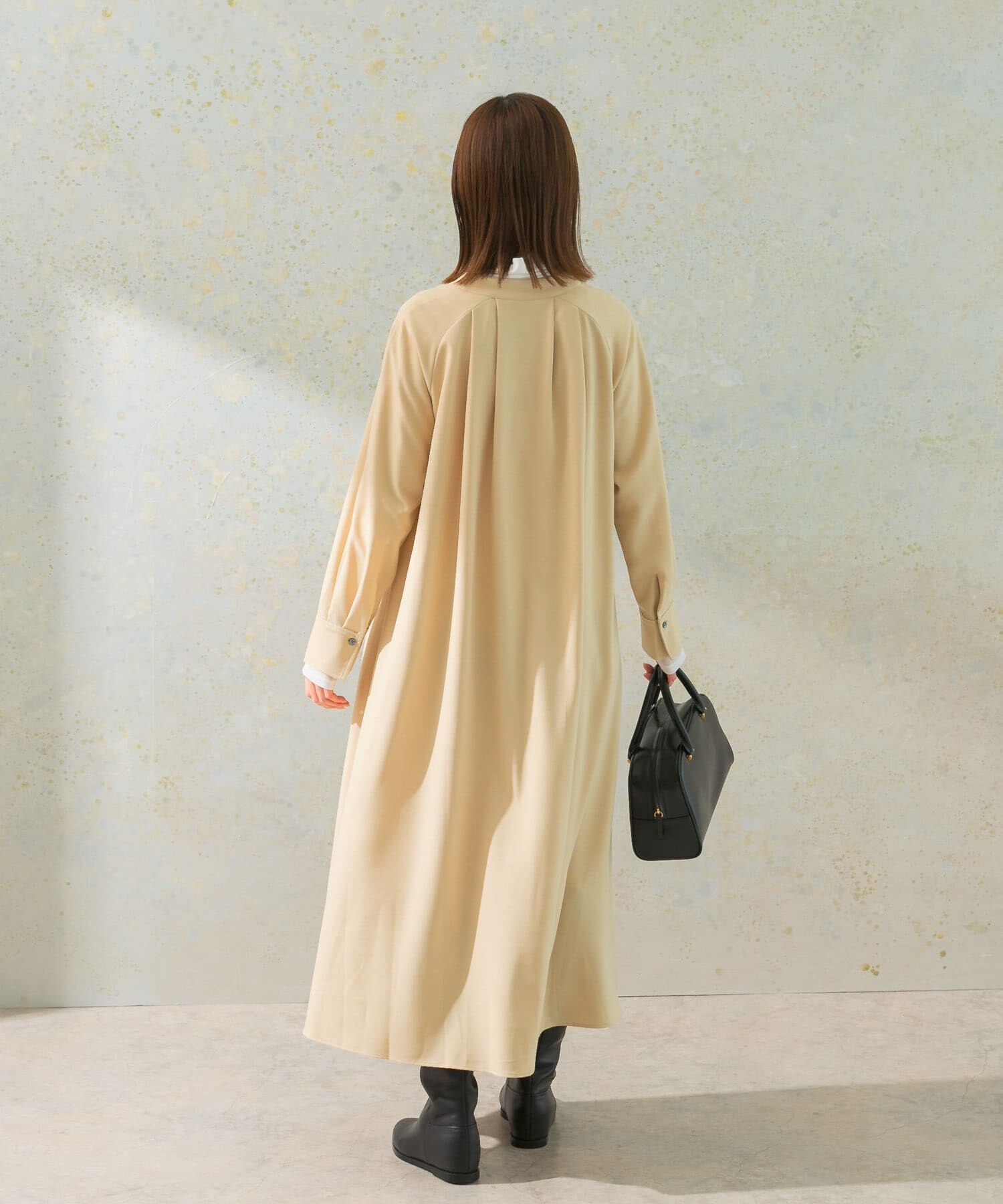 URBAN RESEARCH ROSSO「ポケットデザインVネックワンピース」|ワンピース|