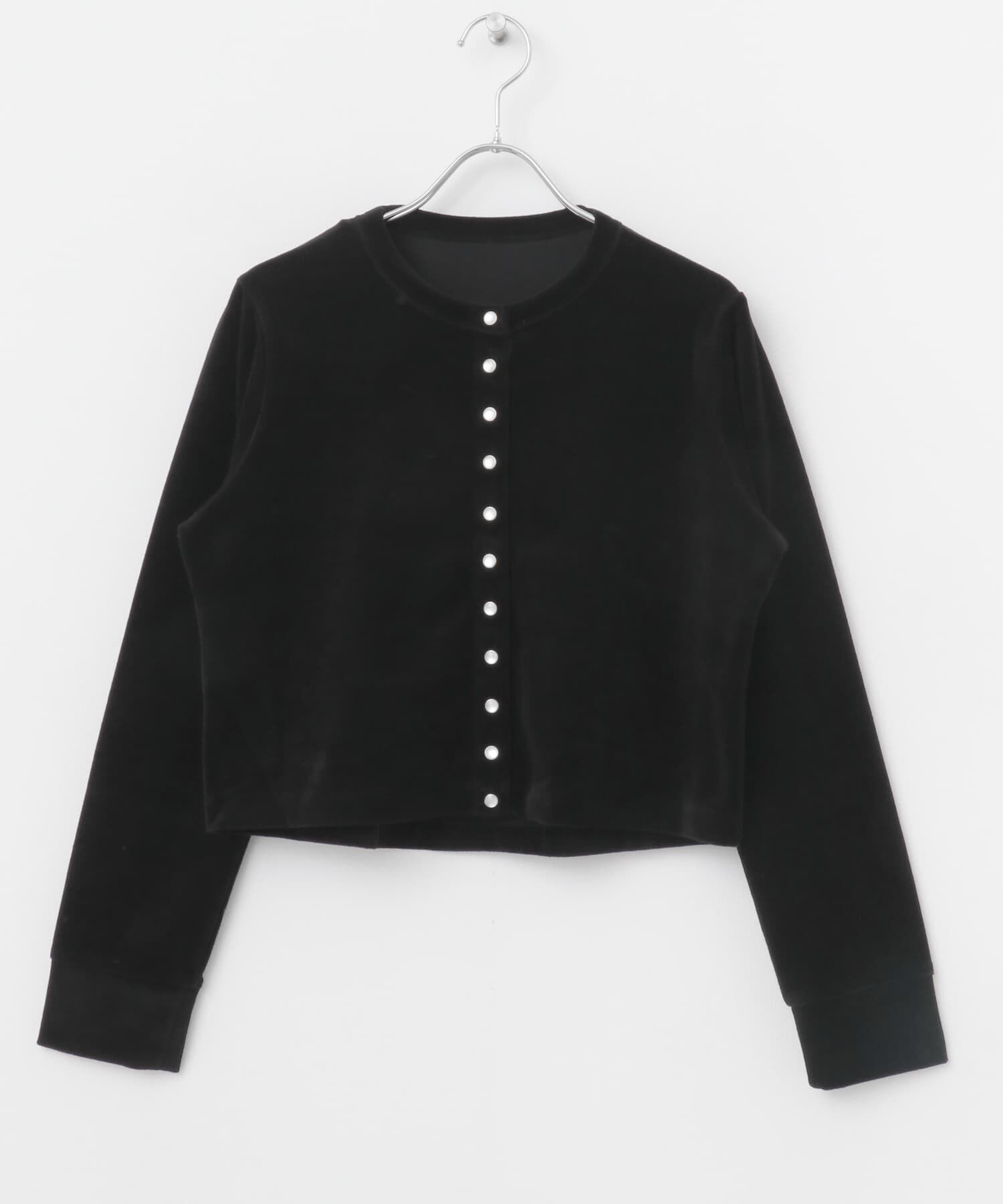 URBAN RESEARCH ROSSO「コンパクトベロアカーディガン」|カーディガン|