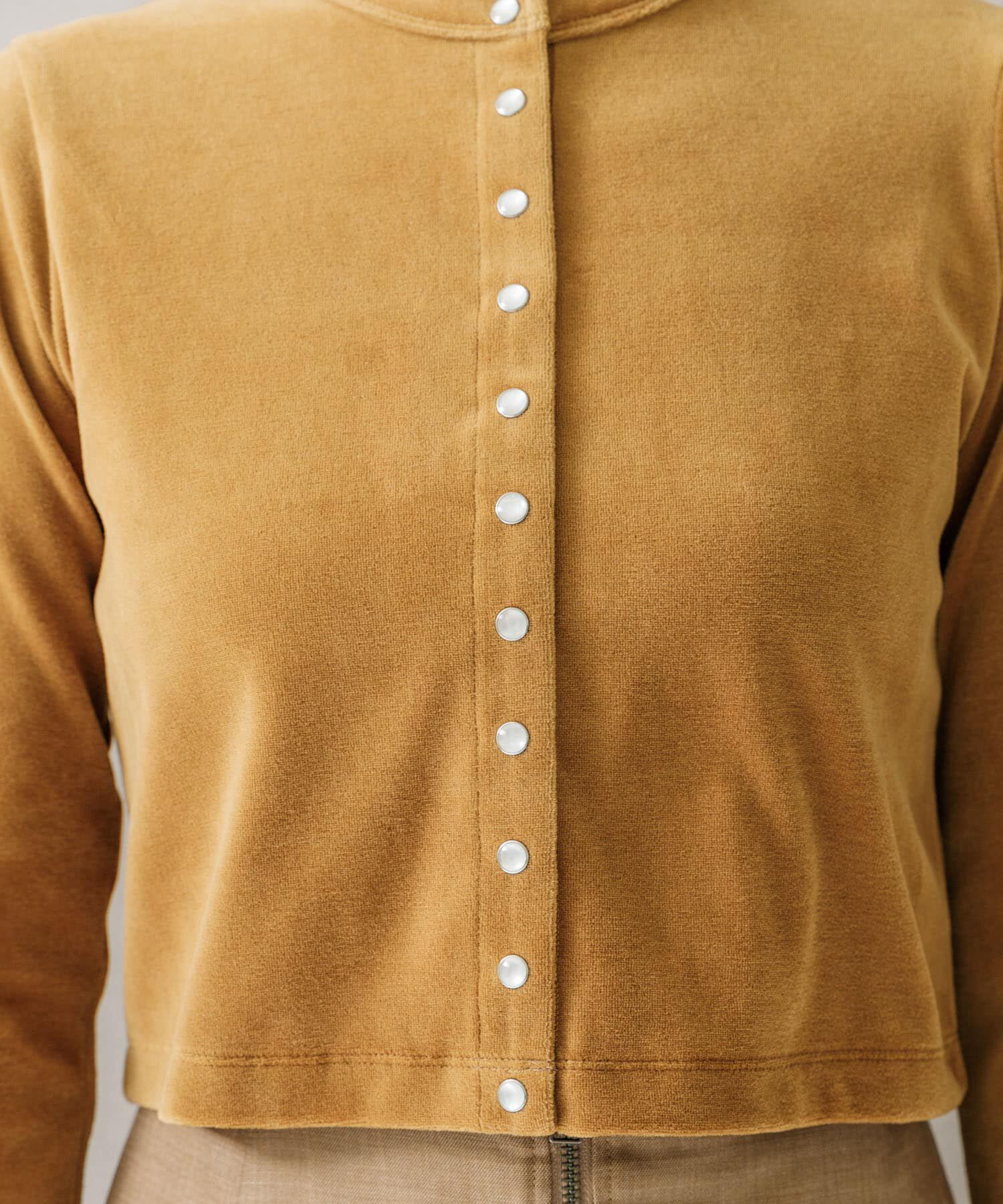 URBAN RESEARCH ROSSO「コンパクトベロアカーディガン」|カーディガン|